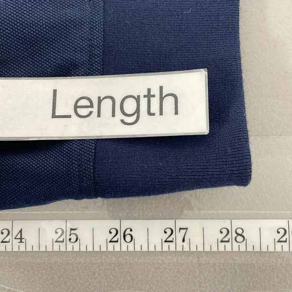 Chelsea28 Lace Jacket Full Zip Lace Back Navy Blue Size Large L - Picture 15 of 15